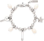 Marc Jacobs Punk Beauty Faux Pearl Charm Bracelet