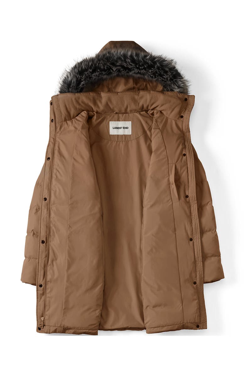 Lands' End Down Winter Coat, Alternate, color, Toasted Peanut