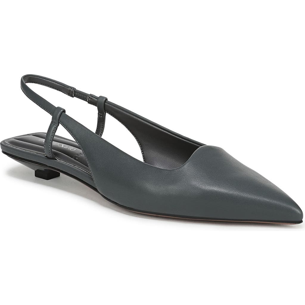 Franco Sarto Palmira Slingback Pointed Toe Pump In Blue