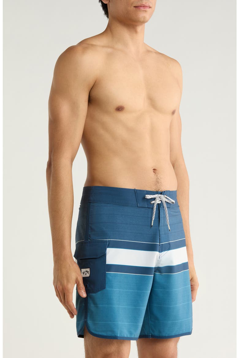 73 Pro Board Shorts, Alternate, color, DARK DENIM