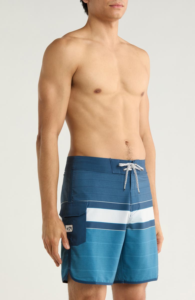 Billabong 73 Pro Board Shorts, Alternate, color, Dark Denim