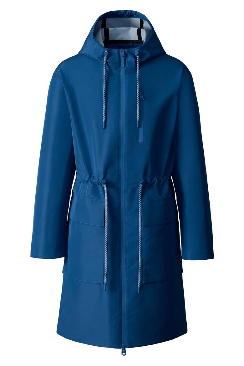 Broden-Z Long Hooded Raincoat, Alternate, color, TIDE-FOG BLUE
