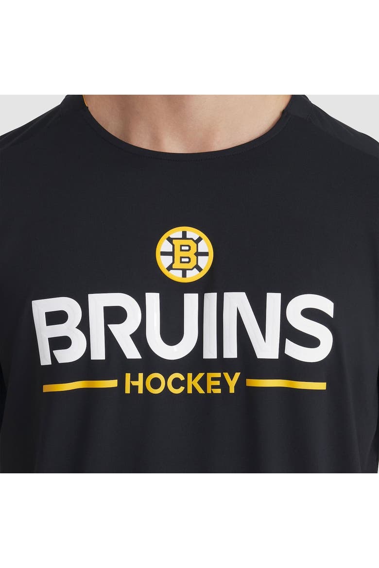 Men's Fanatics Black Boston Bruins Authentic Pro Rink Tech T-Shirt, Alternate, color, Black