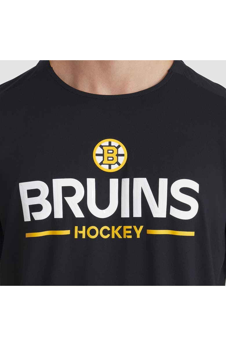 FANATICS Men's Fanatics Black Boston Bruins Authentic Pro Rink Tech T-Shirt, Alternate, color, Black