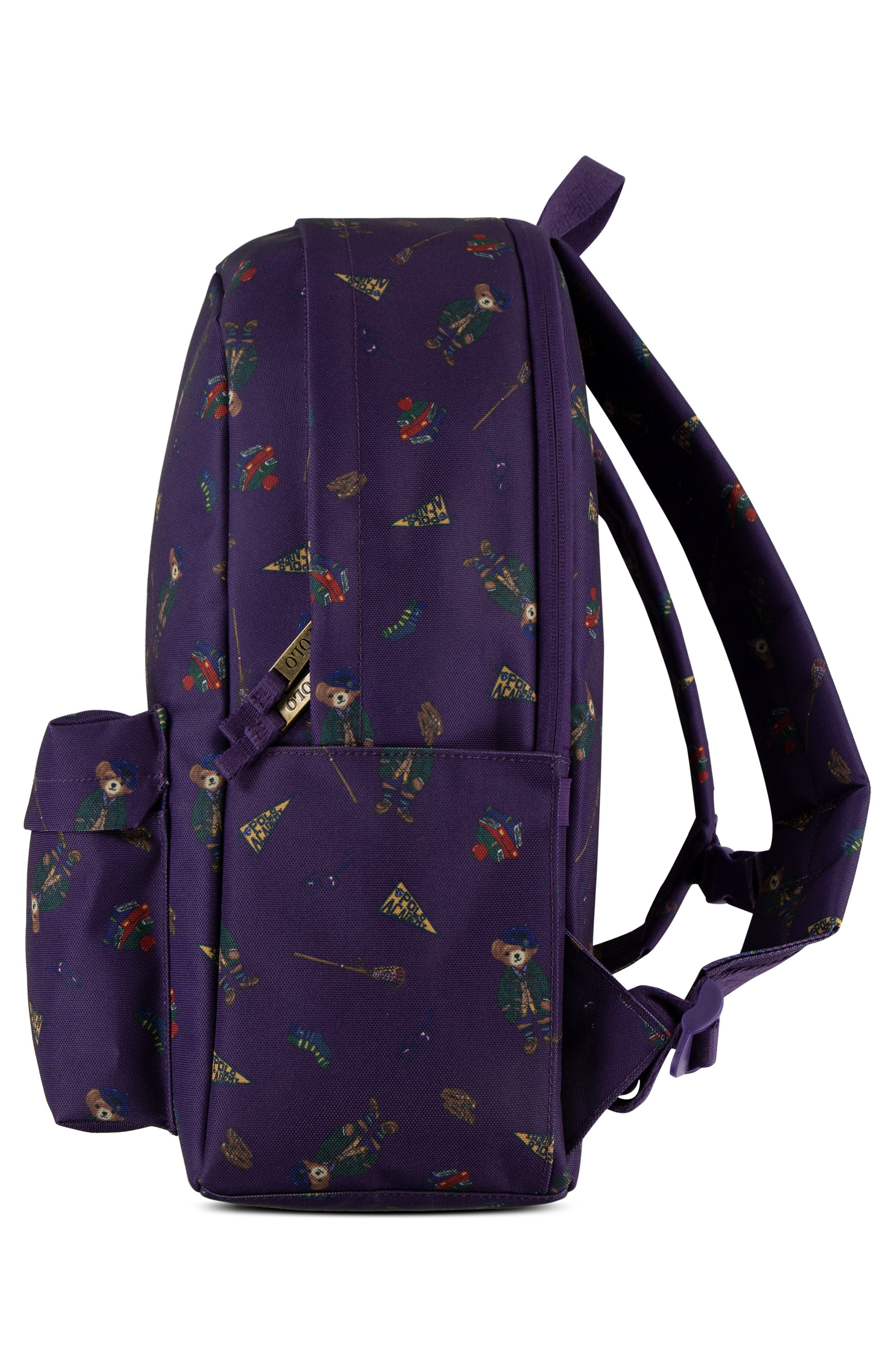 Ralph Lauren Kids' Polo Bear Print Backpack, Alternate, color, 