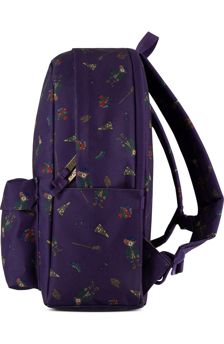 Ralph Lauren Kids' Polo Bear Print Backpack, Alternate, color,