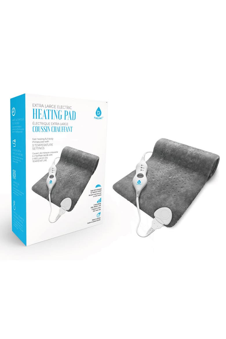 Electric Heating Pad, Main, color, Grey