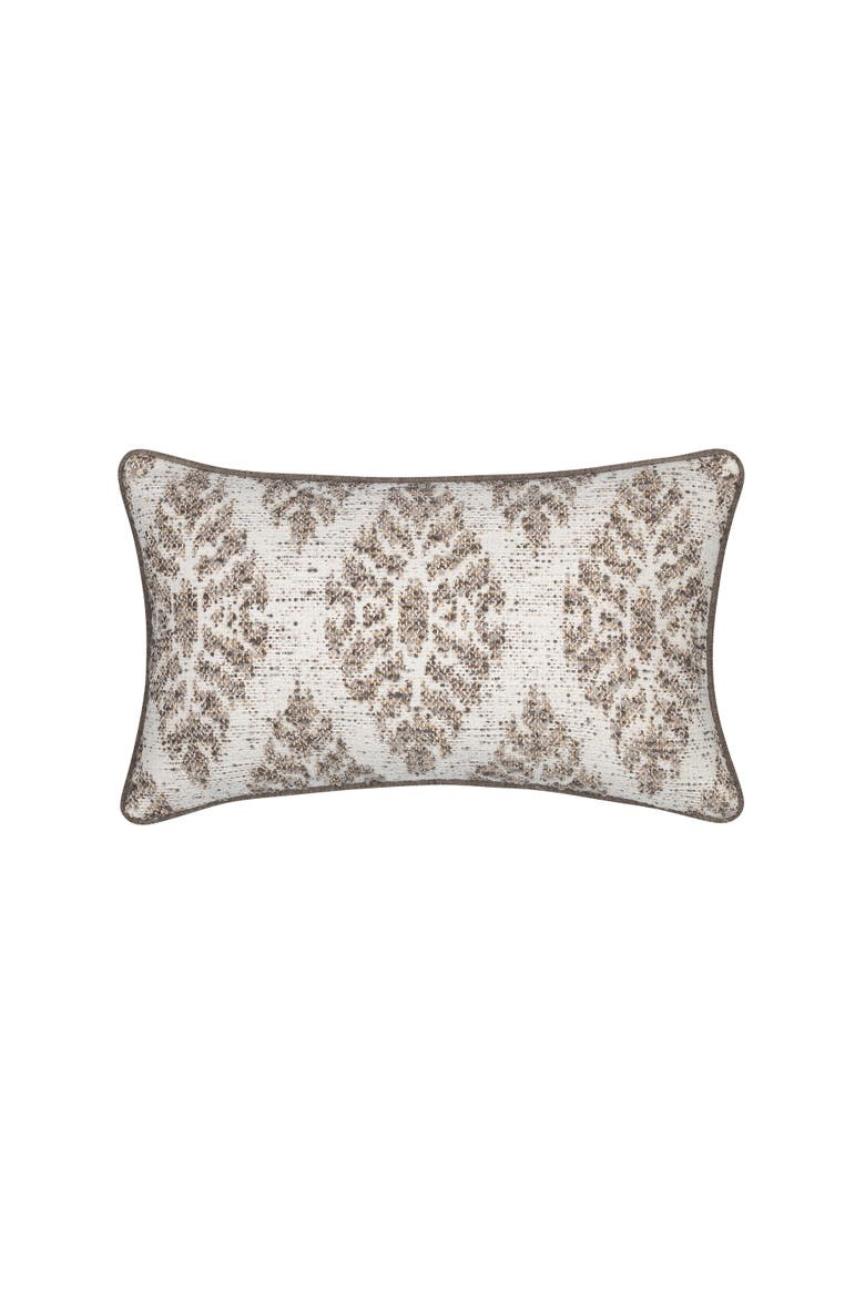 Forma Textured Boucle Indoor & Outdoor Woven Accent Pillow & Insert, Main, color, Travertine