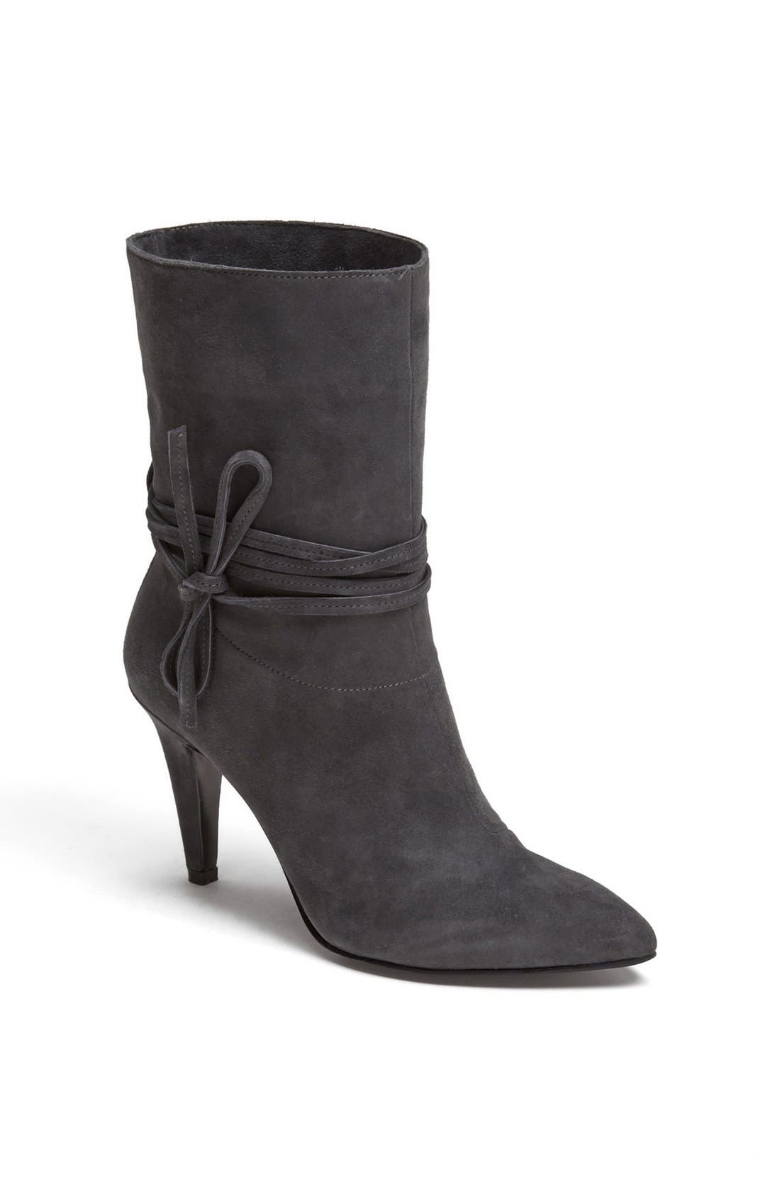 Cameron Silver for Nine West 'Painted Heart' Boot, Main, color, DARK GREY SUEDE
