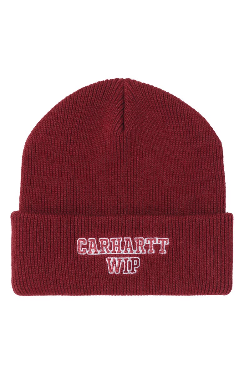 Carhartt Work In Progress Alumni Beanie, Main, color, Scarlet