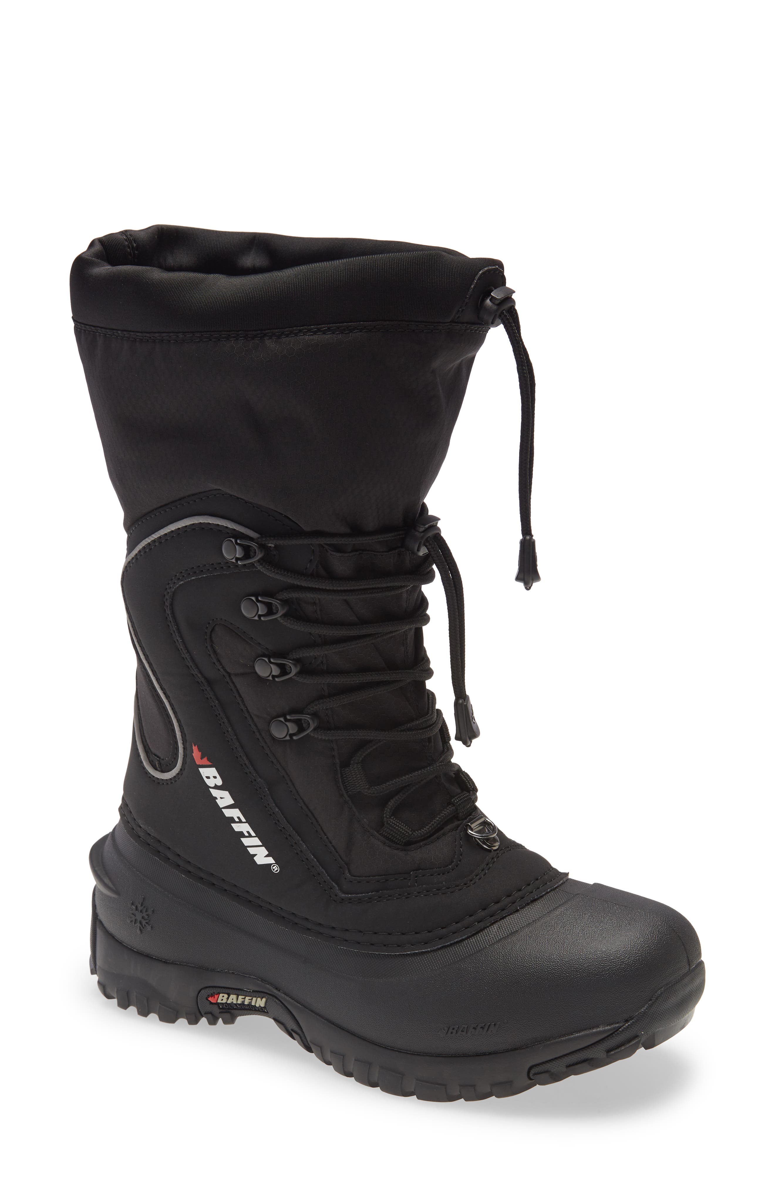 Baffin Flare Waterproof Winter Boot, Main, color, Black