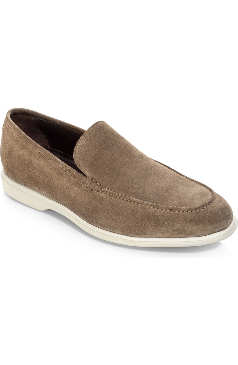 TO BOOT NEW YORK Cassidy Moc Toe Loafer, Main, color, Taupe Suede