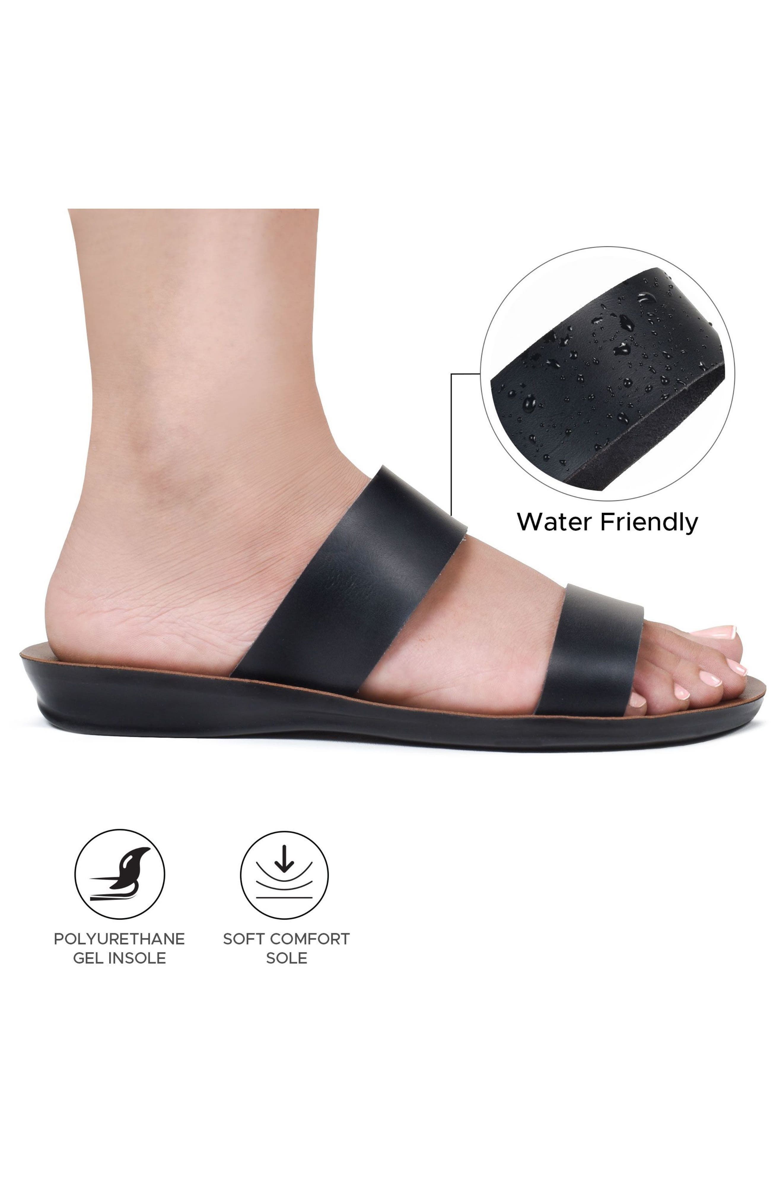 AEROSOFT Ella Comfort Flat, Alternate, color, Black