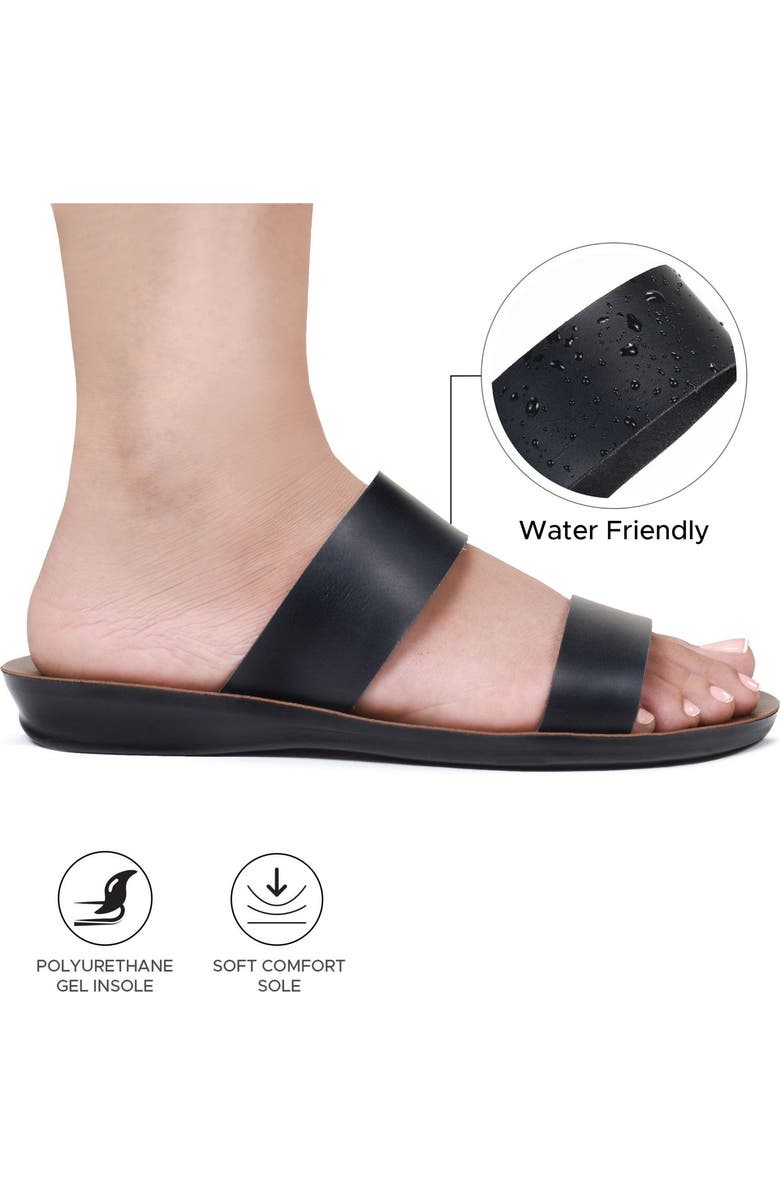 AEROSOFT Ella Comfort Flat, Alternate, color, Black