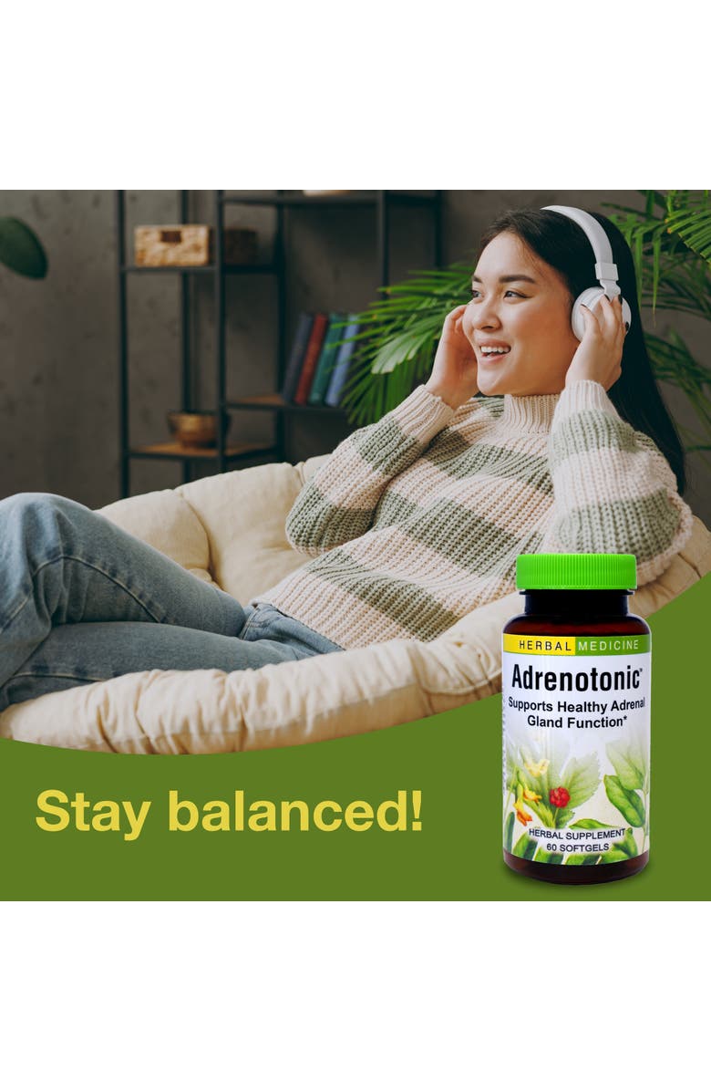 Herbs Etc. Adrenotonic Herbal Adrenal & Energy Support Softgels, 60 Count, Alternate, color, NO COLOR