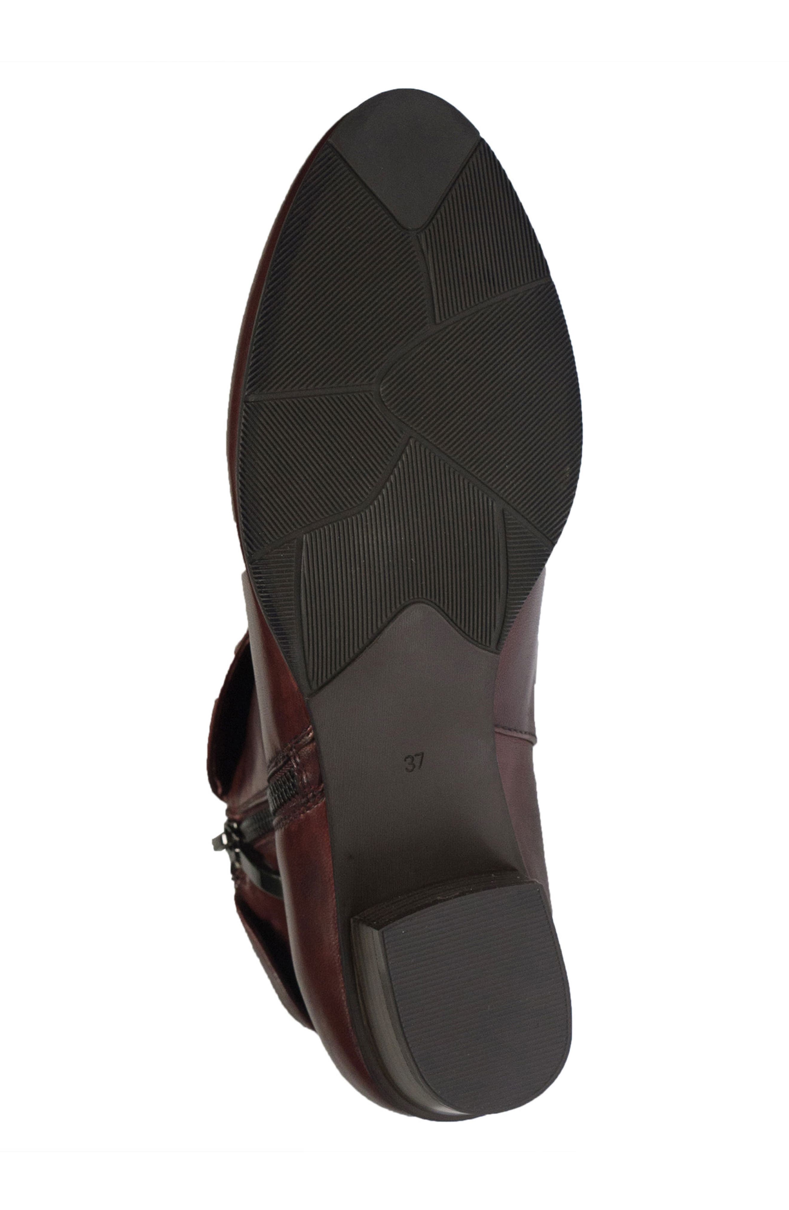 Stockholm Foldover Cuff Bootie, Alternate, color, BORDEAUX