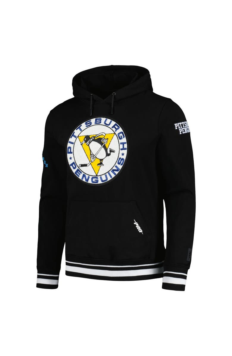 PRO STANDARD Men's Pro Standard Black Pittsburgh Penguins Retro Classic Fleece Pullover Hoodie, Alternate, color, Black