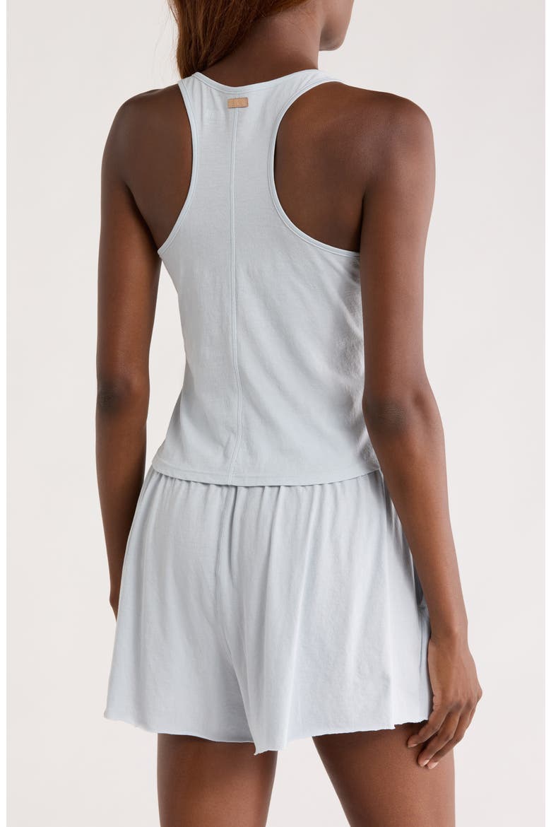 Organic Pima Cotton Curve Hem Tank, Alternate, color, TRANQUIL BLUE