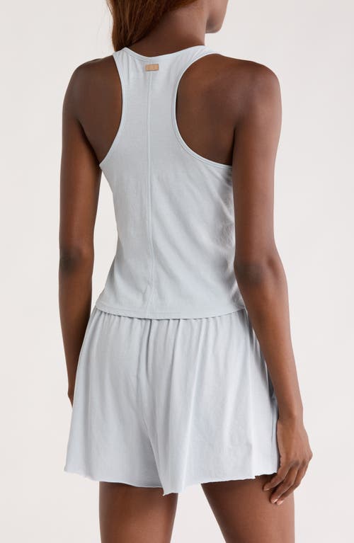 Lunya Organic Pima Cotton Curve Hem Tank In White