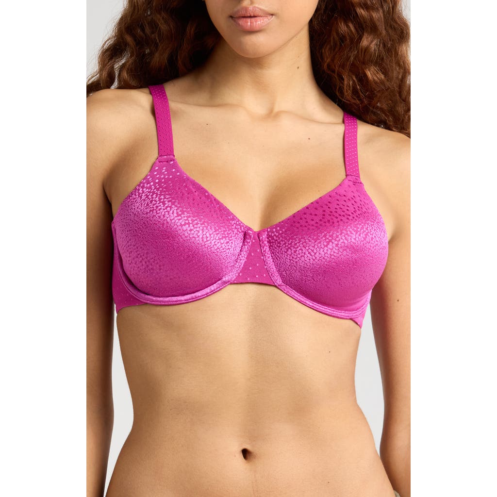 Wacoal Back Appeal Smoothing Underwire Bra In Pink