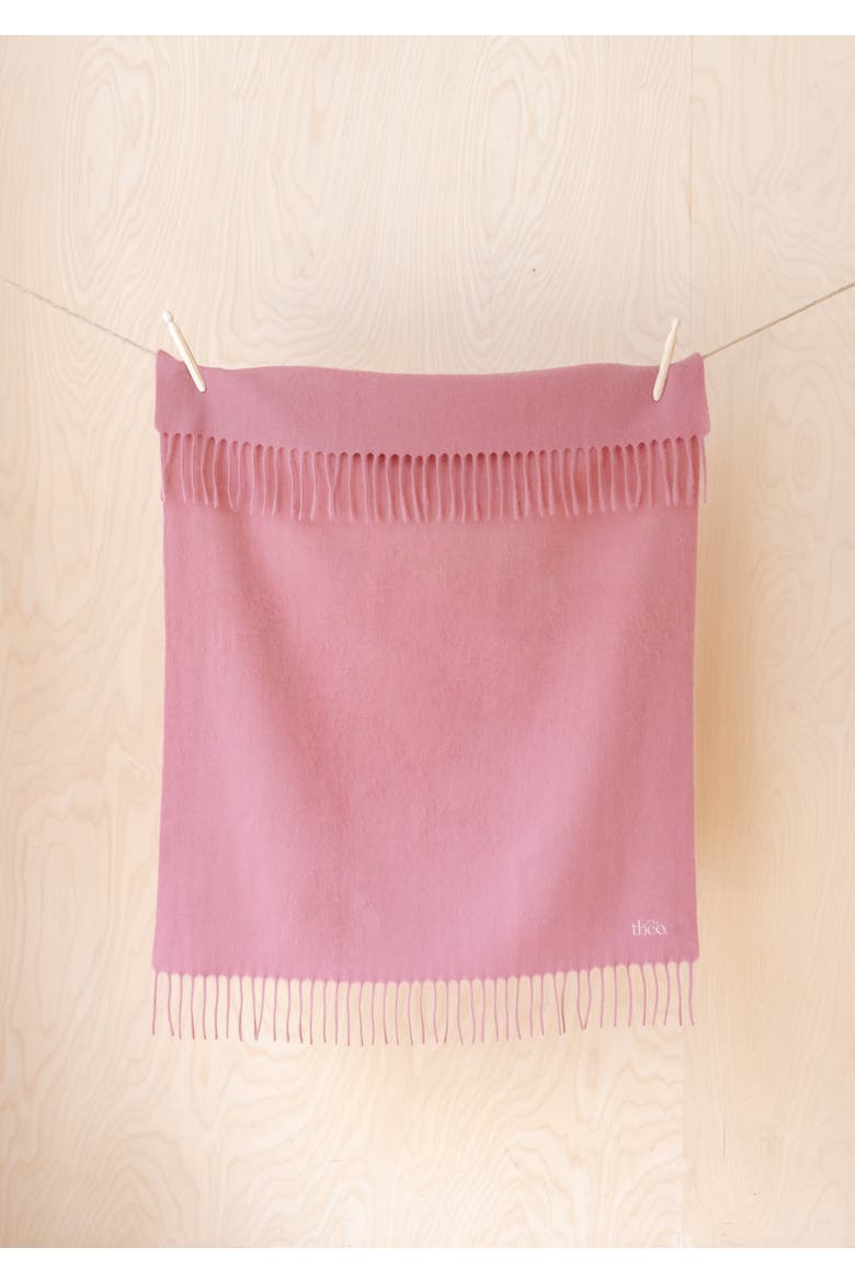 Lamsbwool Baby Blanket, Alternate, color, Blush