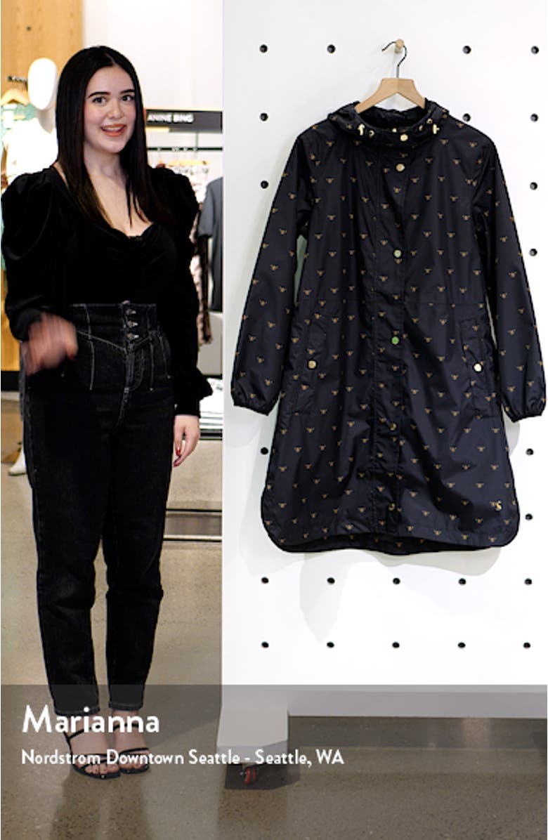 Women's Weybridge Polka Dot Packable Waterproof Raincoat, sales video thumbnail