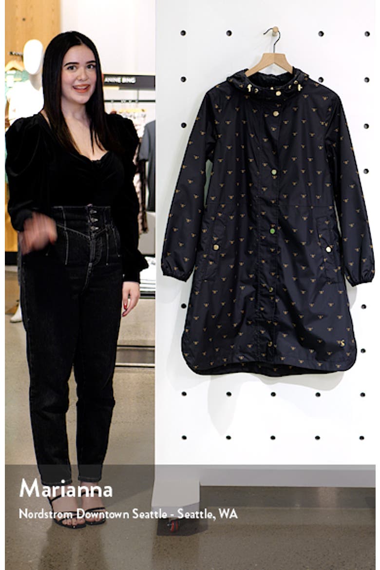 Women's Weybridge Polka Dot Packable Waterproof Raincoat video