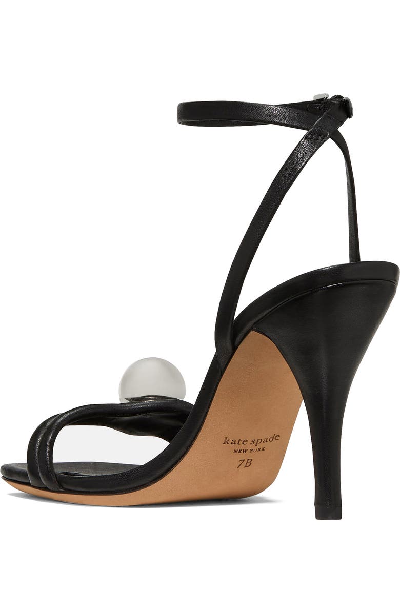Kate Spade New York harmony ankle strap sandal, Alternate, color, Black