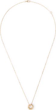 Off-White Hex Nut Pendant Necklace