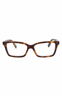 McQueen 51mm Rectangular Optical Glasses