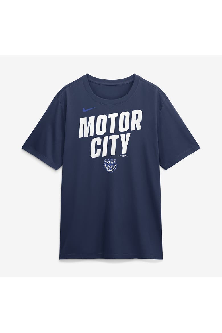 Men's Nike Navy Detroit Tigers City Connect Team Phrase Script Dri-FIT T-Shirt, Alternate, color, Navy