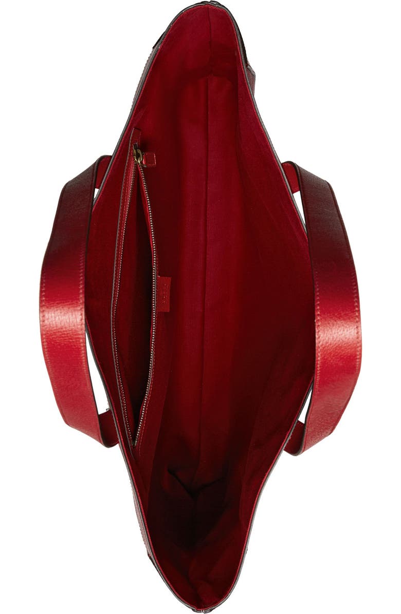 Gucci Stripe Canvas Tote, Alternate, color,