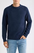 Schott NYC Waffle Knit Crewneck Sweater