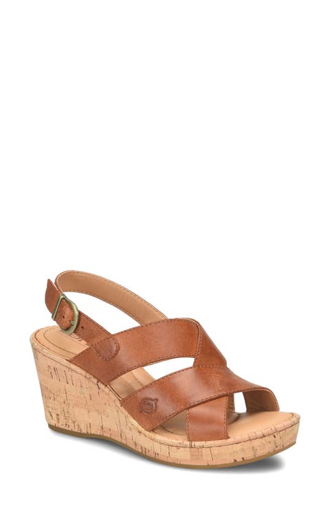 Sami Cork Wedge Sandal (Women)