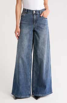 Alice + Olivia Branson Super Baggy Jeans