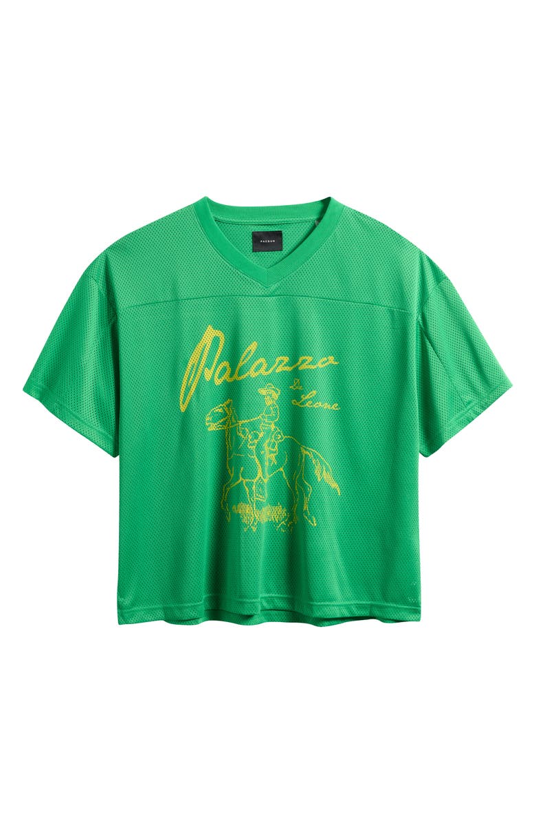 PacSun De Leone Crop Mesh Jersey, Alternate, color, Green