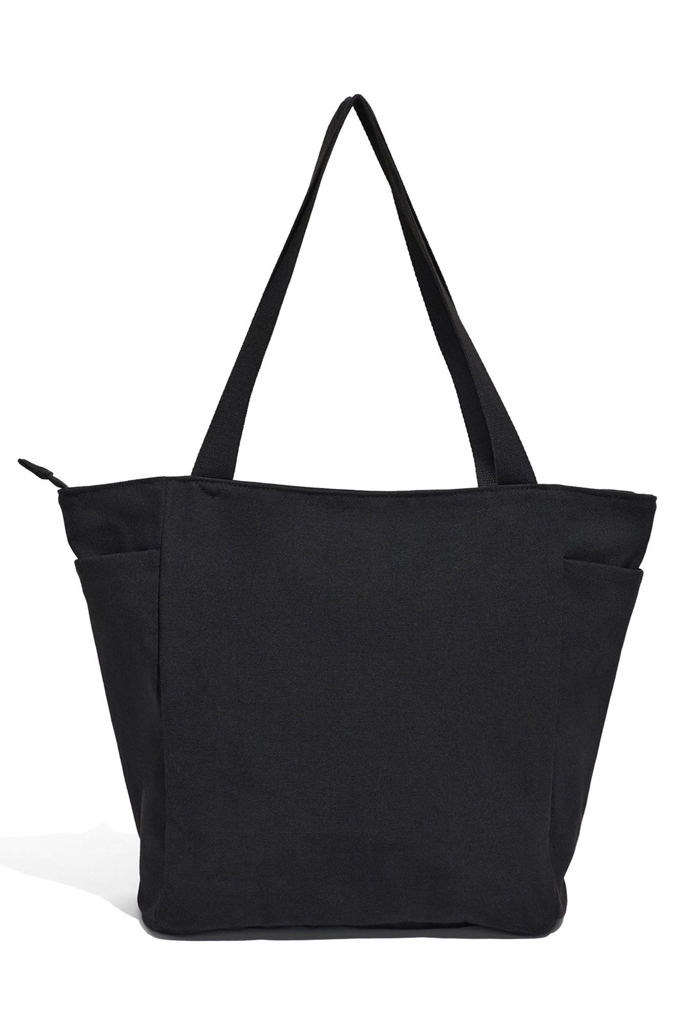 Living Namaste Tote Bag, Alternate, color, BLACK