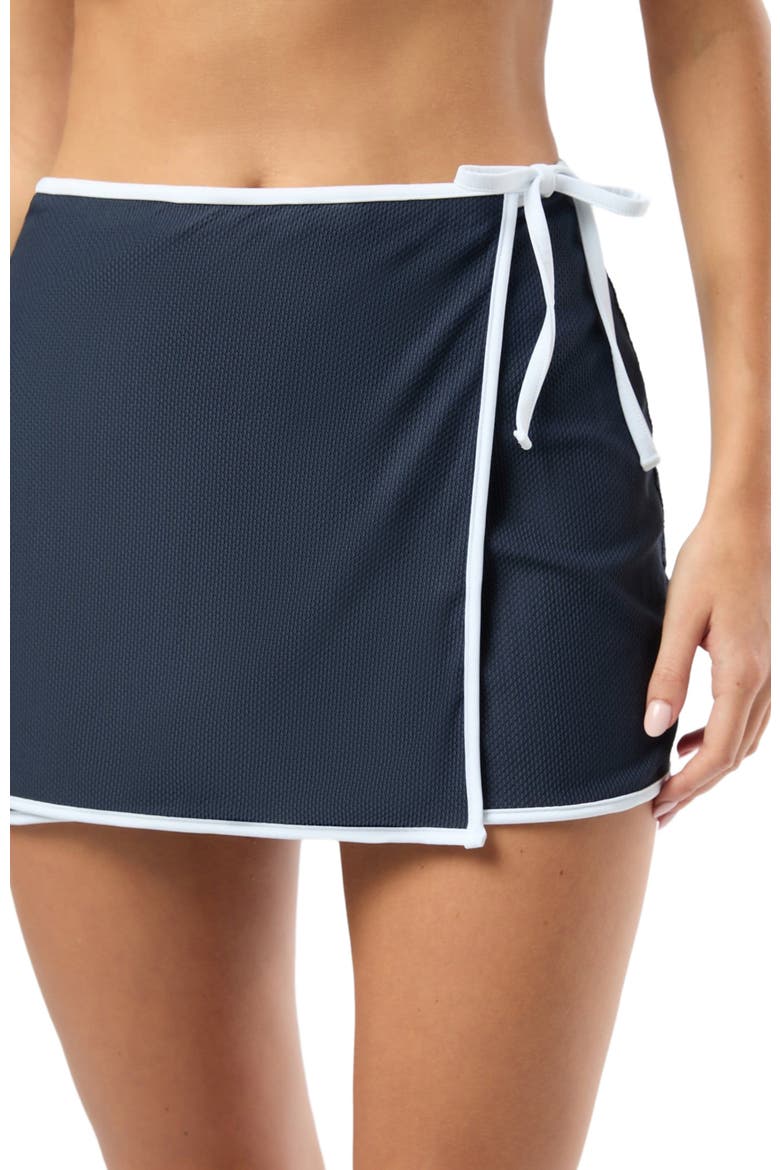 Crochet Mesh Mini Wrap Skirt, Alternate, color, DEEP NAVY