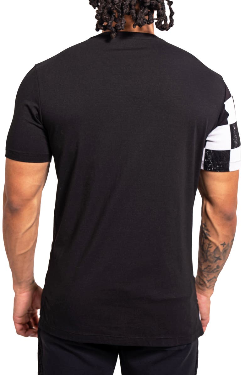 Maceoo Lionchess Contemporary Fit Graphic T-Shirt, Alternate, color, Black