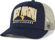 '47 Men's '47 Navy West Virginia Mountaineers Arid Adjustable Trucker Hat