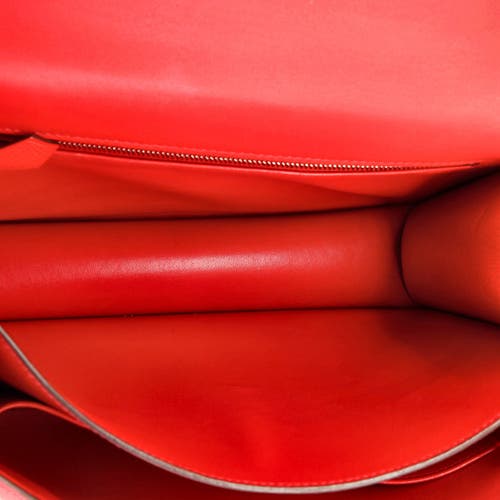 Pre-owned Hermes Hermes Constance Bag Epsom 24 In Red
