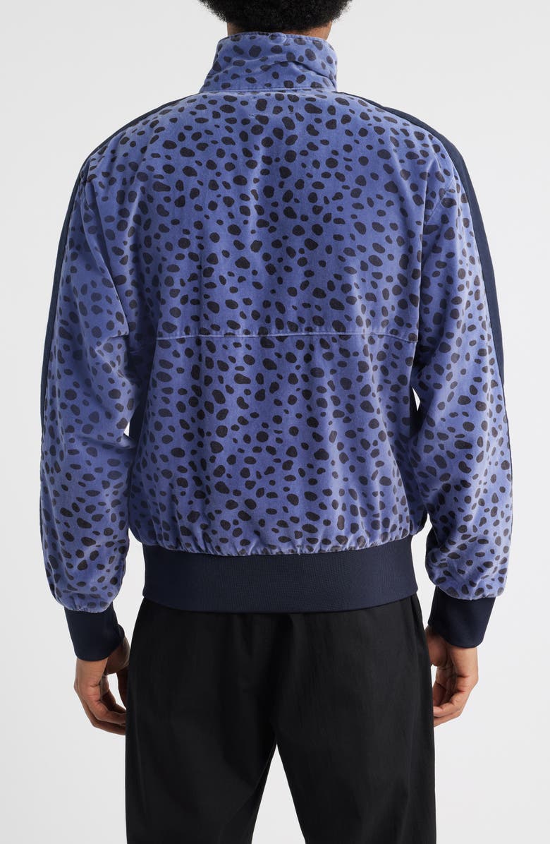 PLEASURES Ozone Velour Track Jacket, Alternate, color, Blue