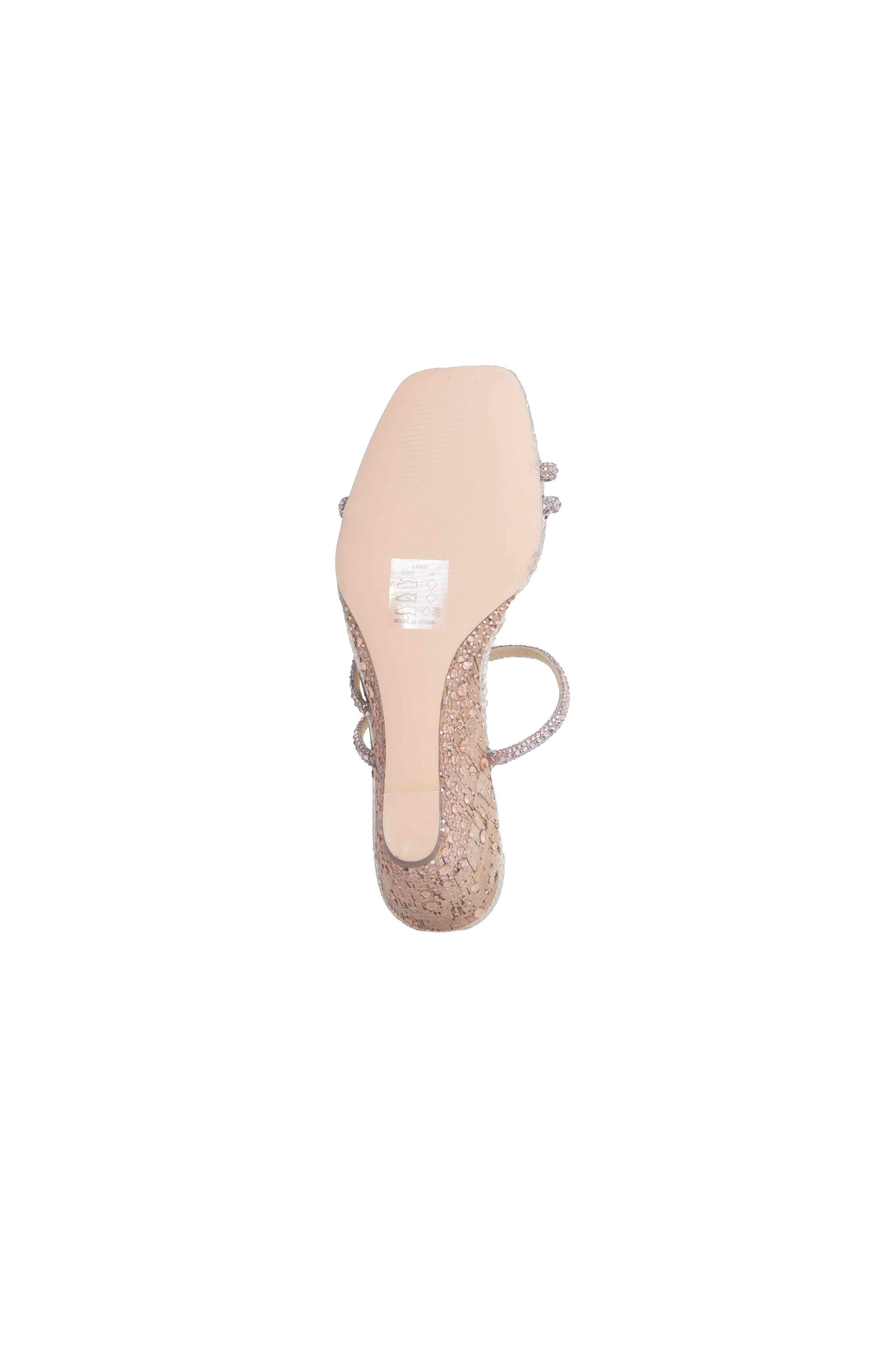 Lauren Lorraine Lanie Sandals, Alternate, color, Gold