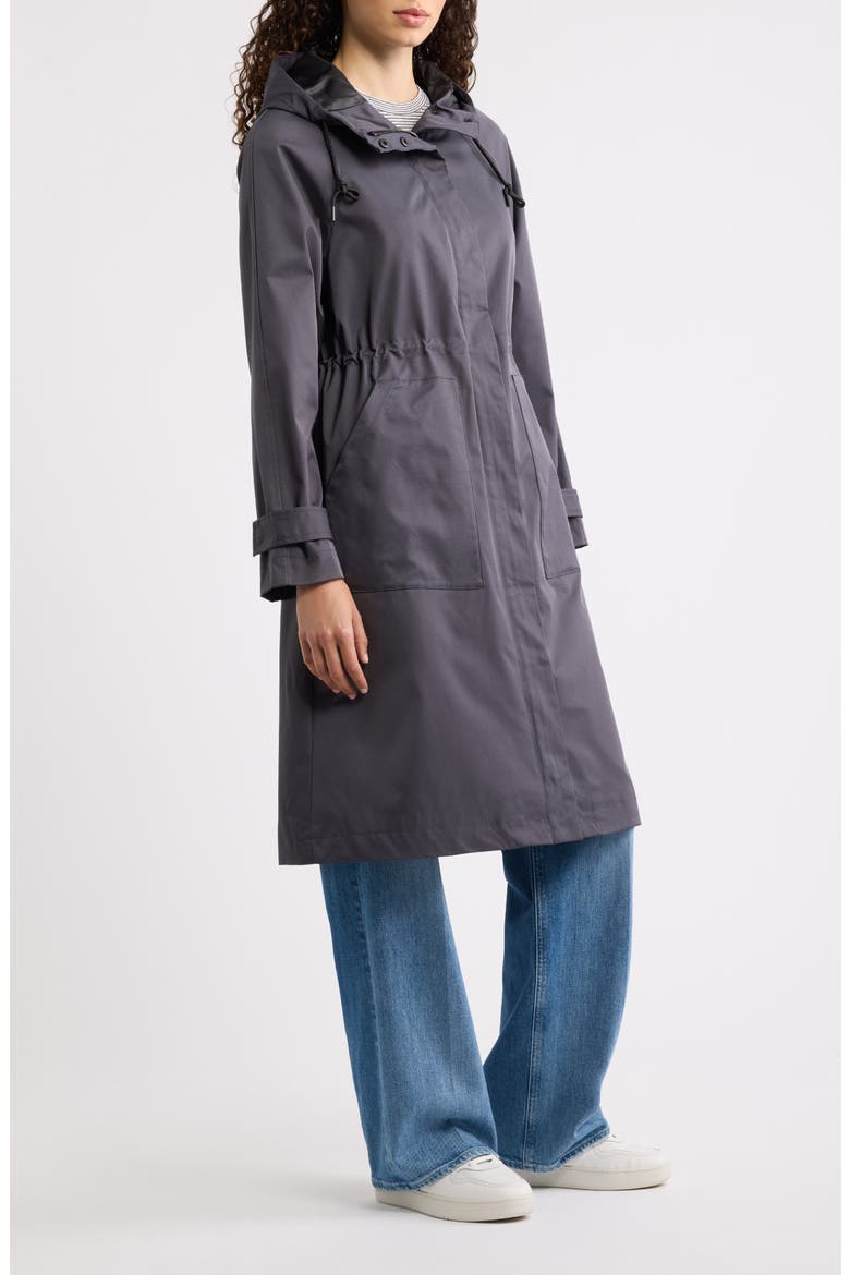 Hooded Raincoat, Alternate, color, NINE IRON