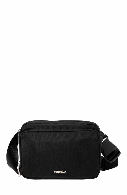 BAGGALLINI Modern Belt Bag Sling in Black 