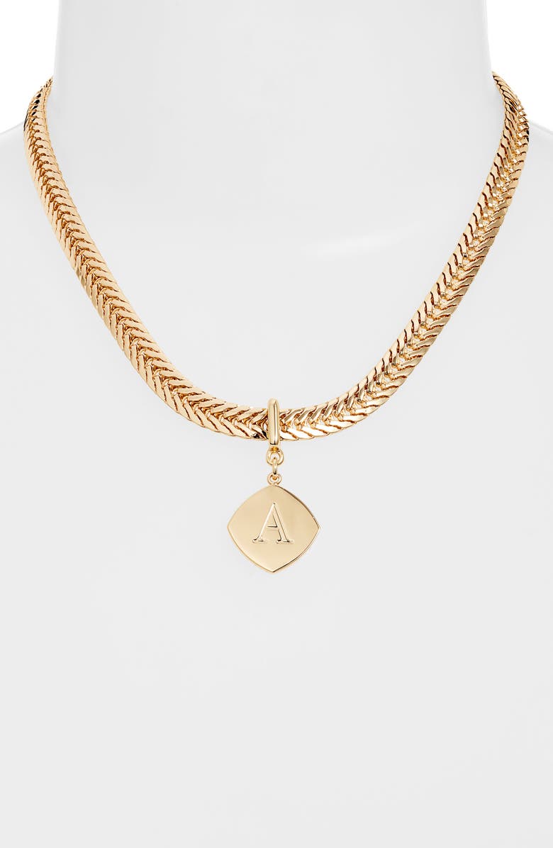 Nordstrom Initial Pendant Necklace, Alternate, color, 