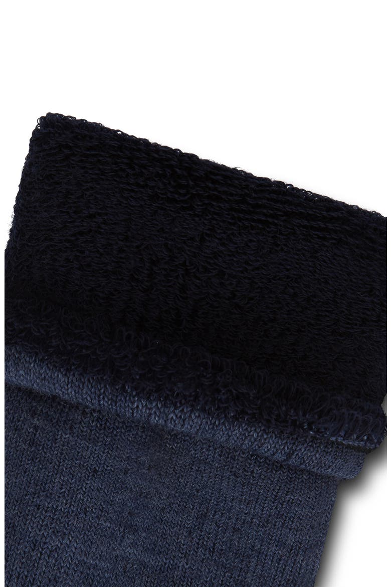Relacks Merino Wool Japanese House Sock, Alternate, color, Navy Marled