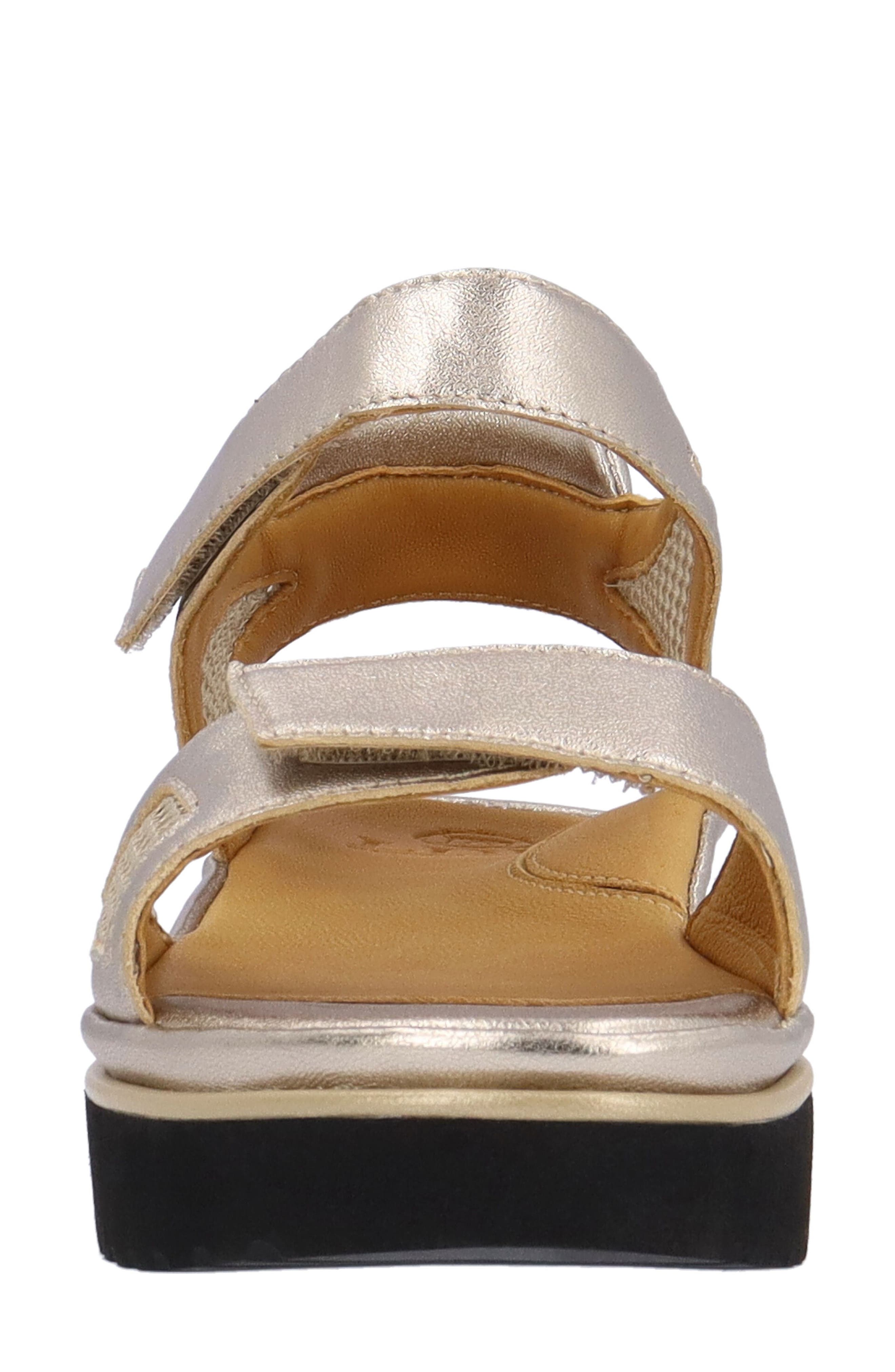 L'Amour des Pieds Arna Ankle Strap Sandal, Alternate, color, Champagne