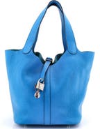 Pre-Owned Hermes Picotin Lock Bag Clemence MM