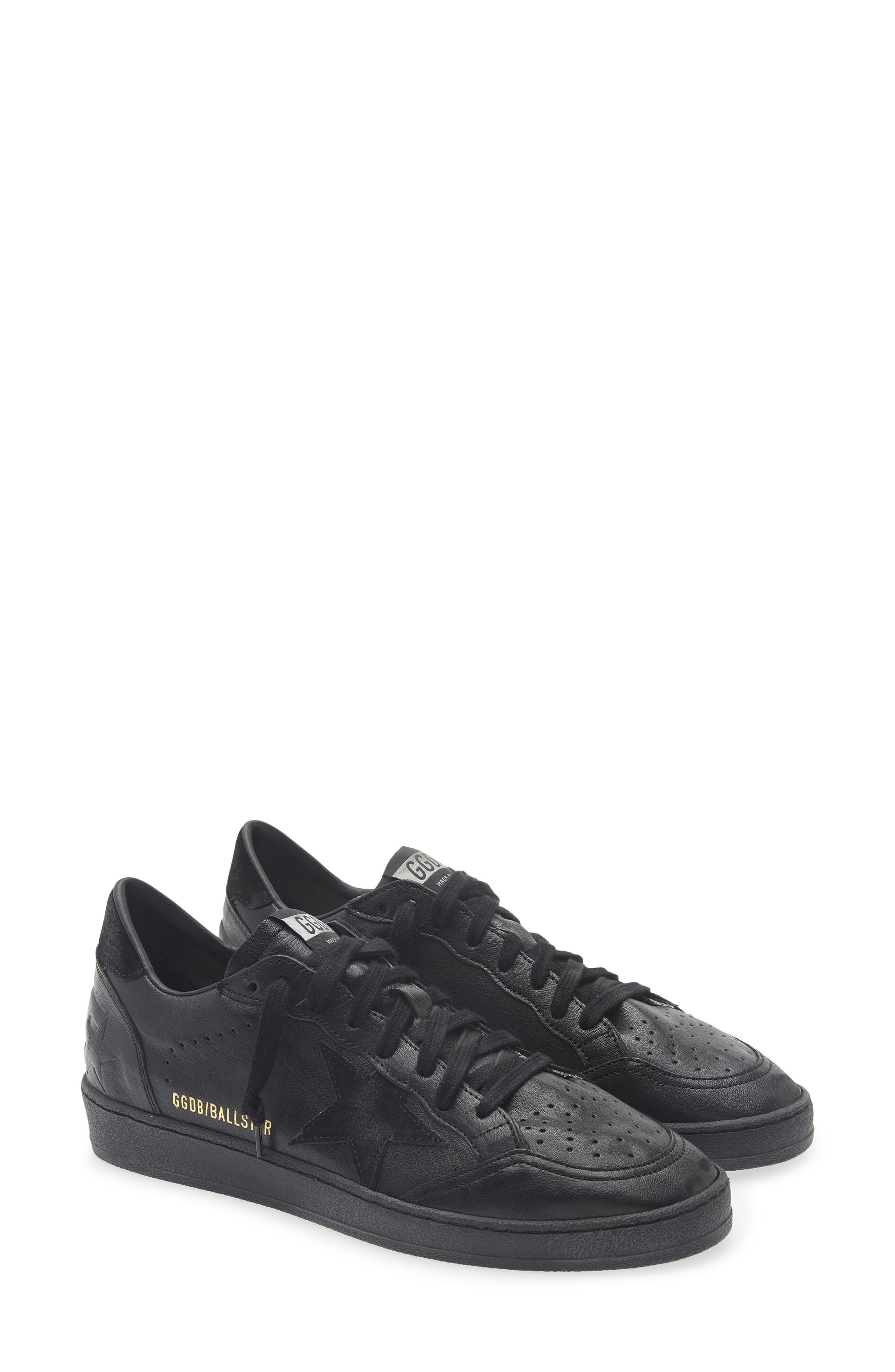 Ball Star Sneaker, Main, color, BLACK